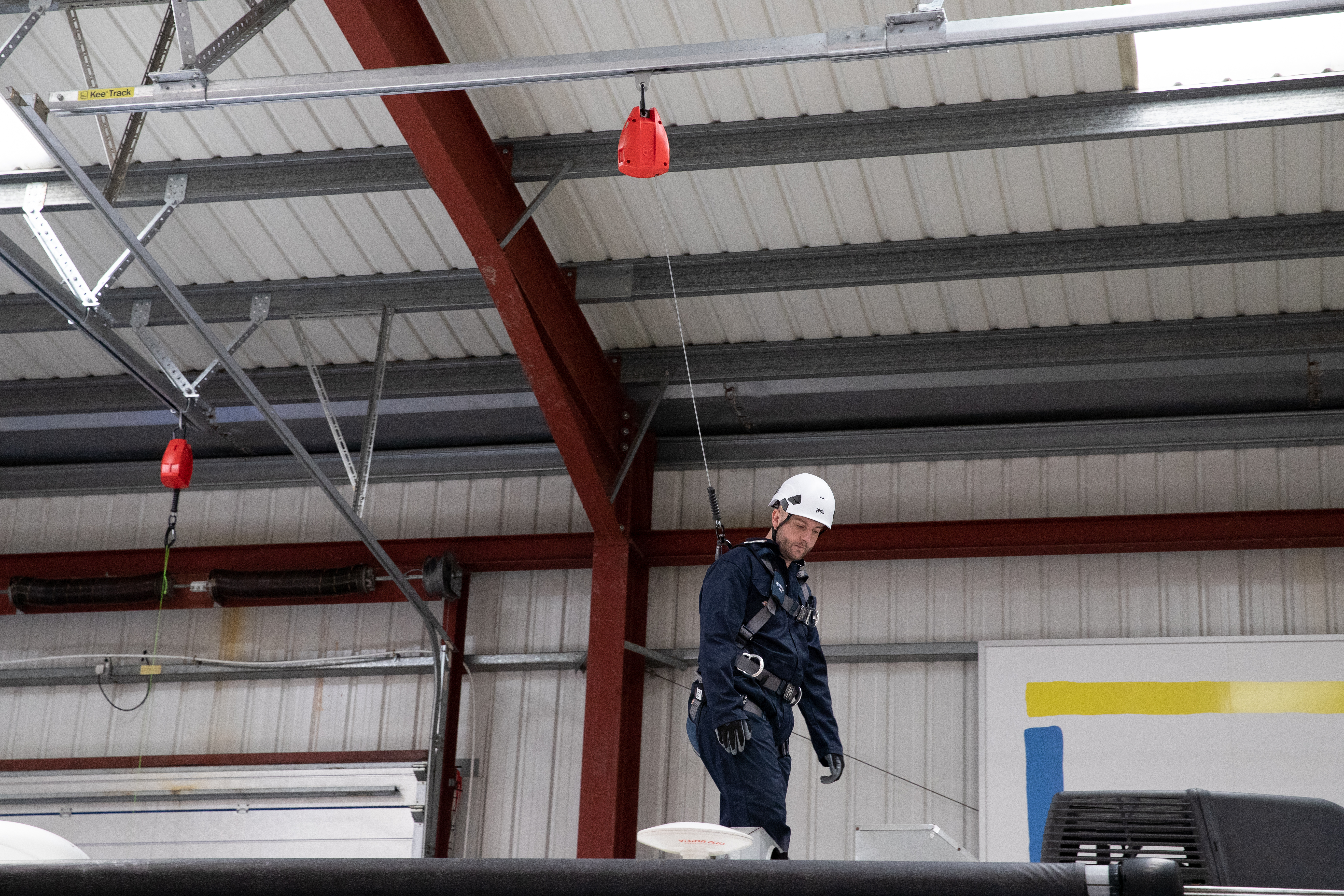 rigid rail fall protection