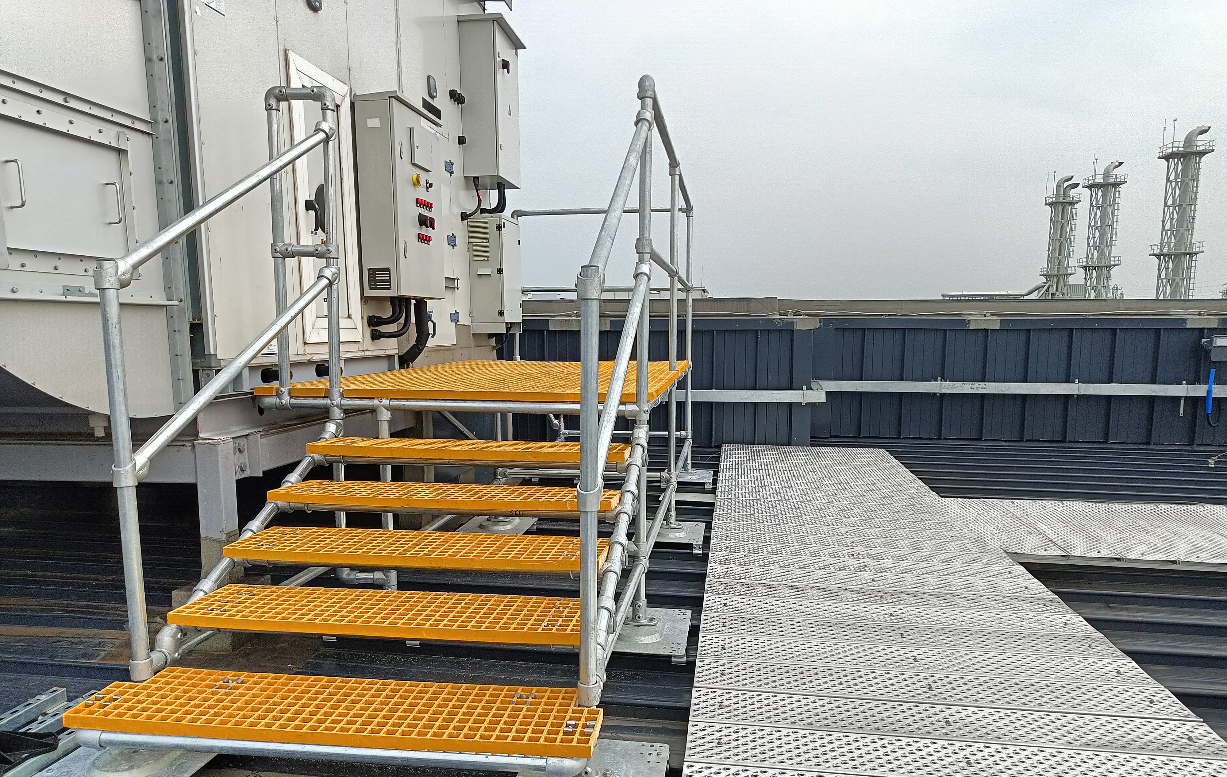 Elevated Data Center Generator Access Platforms