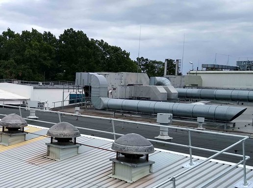 Kee Guard Rooftop Guardrail Metal Roof