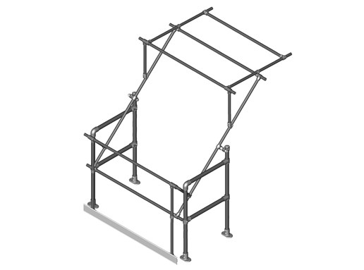 3Web. Pallet Gate Narrow Frame Model