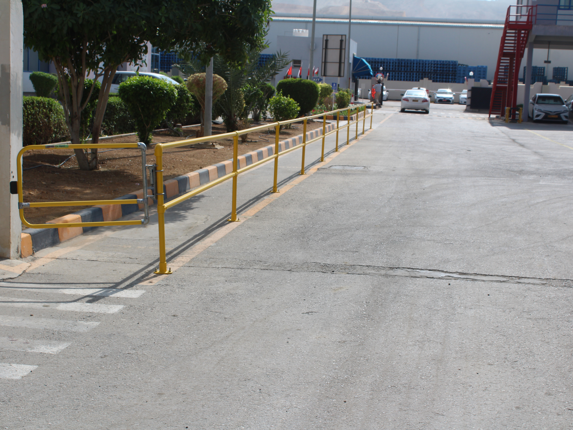 Kee Klamp Steel Handrail At Factory